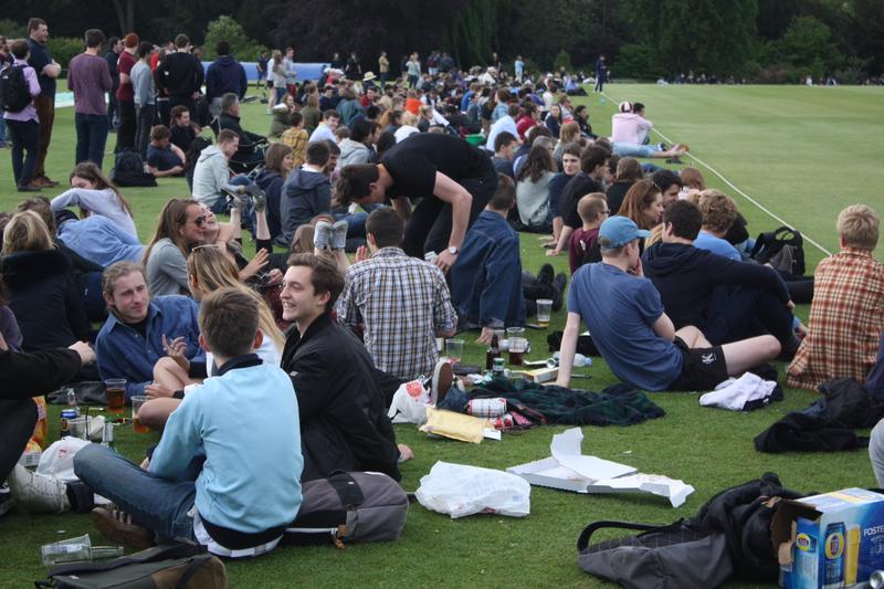 crowd parks