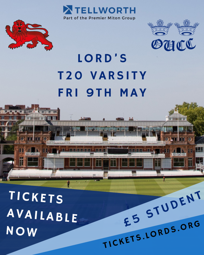 lords fri 9th may t20 varsity