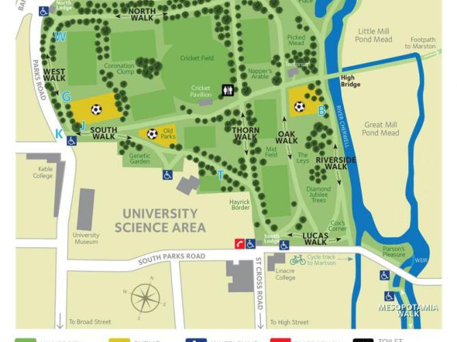 Map of University Parks